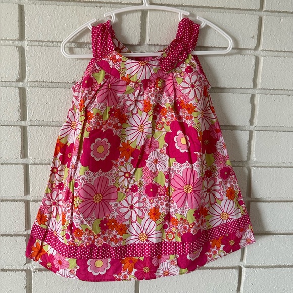 Floral Flower Pattern Summer Dress - Picture 2 of 5